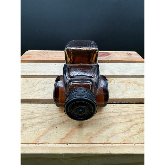 Vintage Brown Avon Sterling Six Car Leather After Shave Bottle – 7 oz - Picture 4 of 7